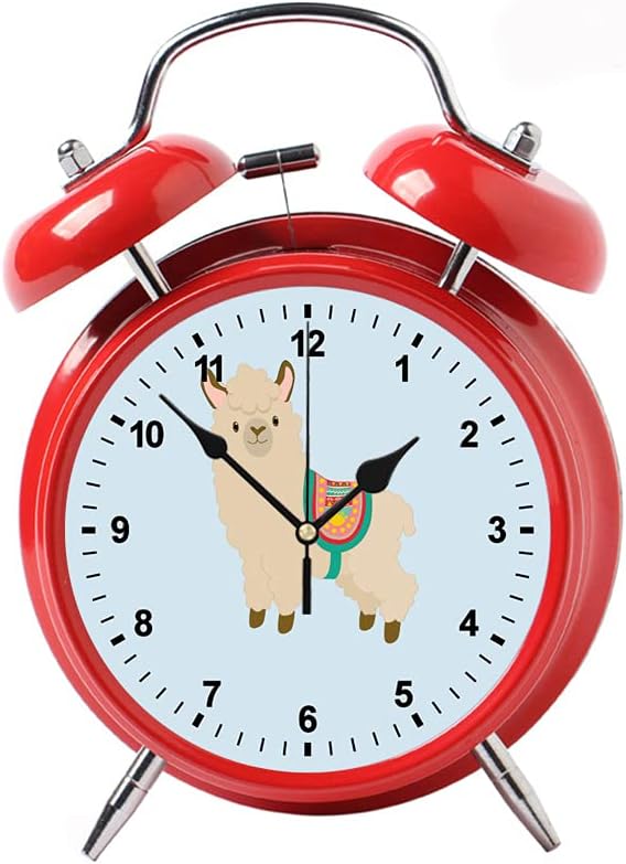 Child Retro Classic Needle Double Bells Ringing Alarm Clocks Vintage