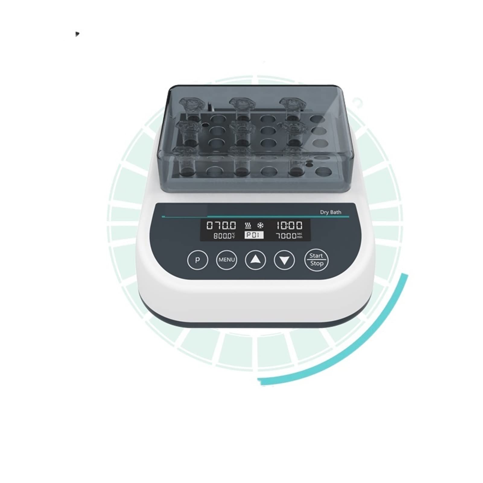 Centrifugeuse, Mini Dry Bath Incubator Lab Equipment Température constante Chauffage de laboratoire Faute(MDB (2mlx15))