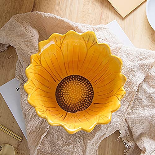 Bicuzat 6-Inch Candy Bowls, Sunflower-Shaped Snack Bowls, Set of 2 by Bicuzat - Image 3