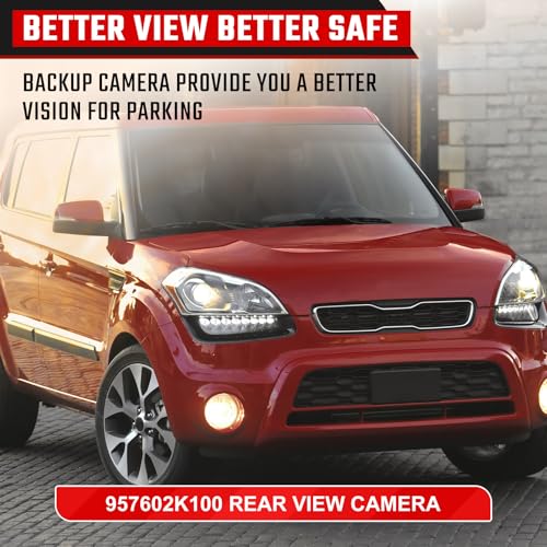 Image of 95760-2K100 Backup Camera Rear View Camera Fit for Kia Soul 2010 2011 2012 2013 Parking Park Assist Camera Replaces#957602K100,957602K100I7 95760-2K100-I7