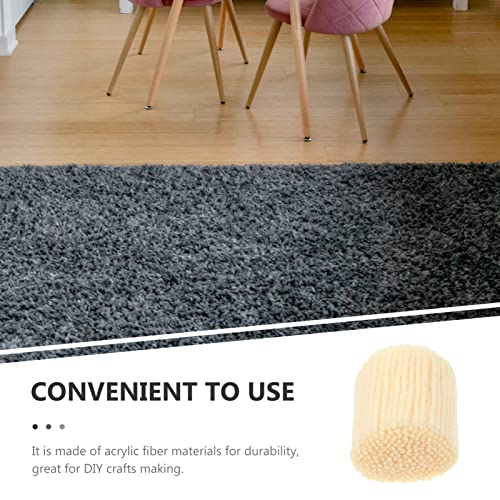 Artibetter 10 Rolls Latch Hook Yarn Precut Rug Yarn Tapestry Yarn Threads For Diy Craft Sewing Knitting Yarn Latch Hook Supplies Beige #TOP4