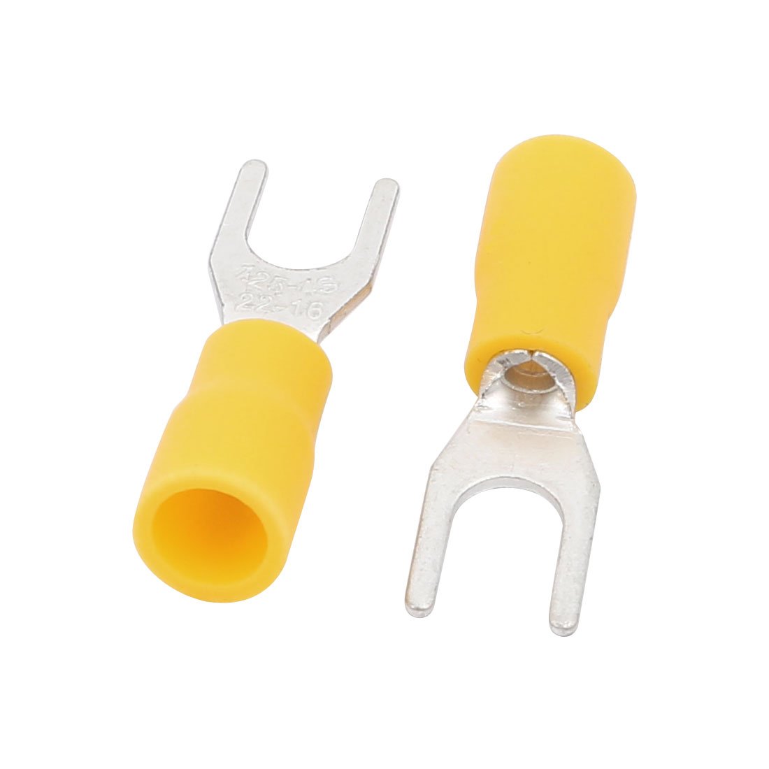 Aexit 100 Pz SV-1.25 / 4S 22-16AWG Terminali A Forcella Isolati Terminali Elettrici Connettore Rosso ID: 146416 - Foto 4