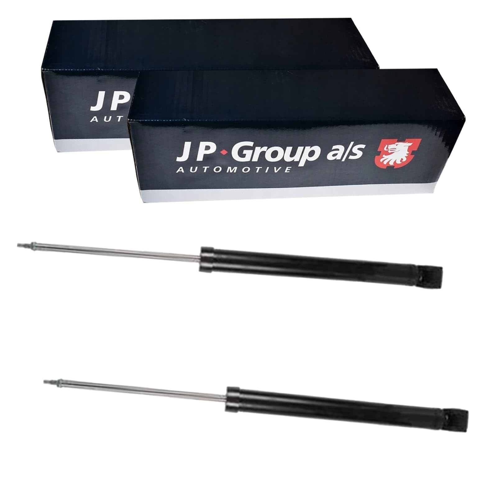 2X JP Group Gasdruck Stoßdämpfer hinten | 2x 3852100600 Kompatibel mit 2 (de_, Dh_),fiesta VI (CB1, Ccn),fiesta VI Van