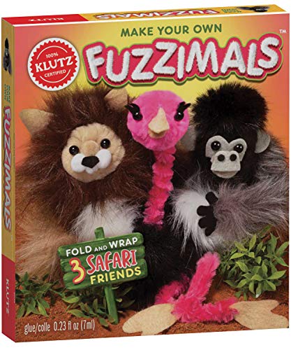Klutz Make Your Own Fuzzimals Craft Kit Brown/a, 8" Length x 1.4" Width x 9" Height