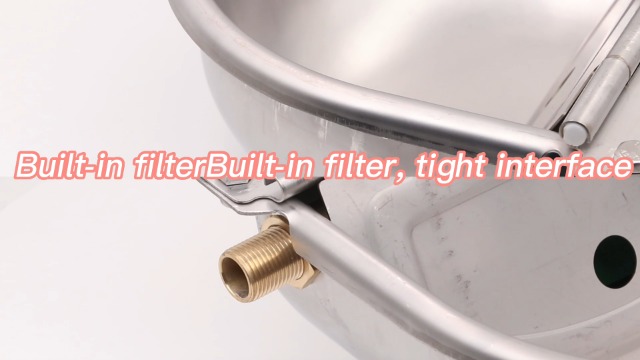 Abbeveratoio Automatico In Acciaio Inox Per Animali - Con Valvole A Galleggiante Per Fattoria - Foto 9