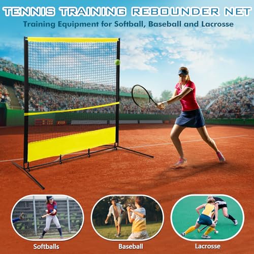 Portable Backstop Net, Barrier Netting, Lacrosse, Baseball, Softball, Soccer, Basketball, Baseball Net, Protective Screen with Carry Bag, Baseball Practice Net,Tennis Backstop Net - Image 9