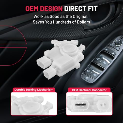 Image of SYERAL Rear Left Driver Side Door Lock Latch Actuator Compatible with Honda Odyssey 2005-2010 Replaces DLA-386, 72663-SHJ-A11, 746-006