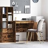 Polyvalent et peu encombrant : cette élégante table de bureau s'intègre parfaitement dans le salon, le bureau ou les études. Sa taille compacte en fait le bureau idéal pour les petites pièces et les appartements sans compromettre la fonctionnalité.