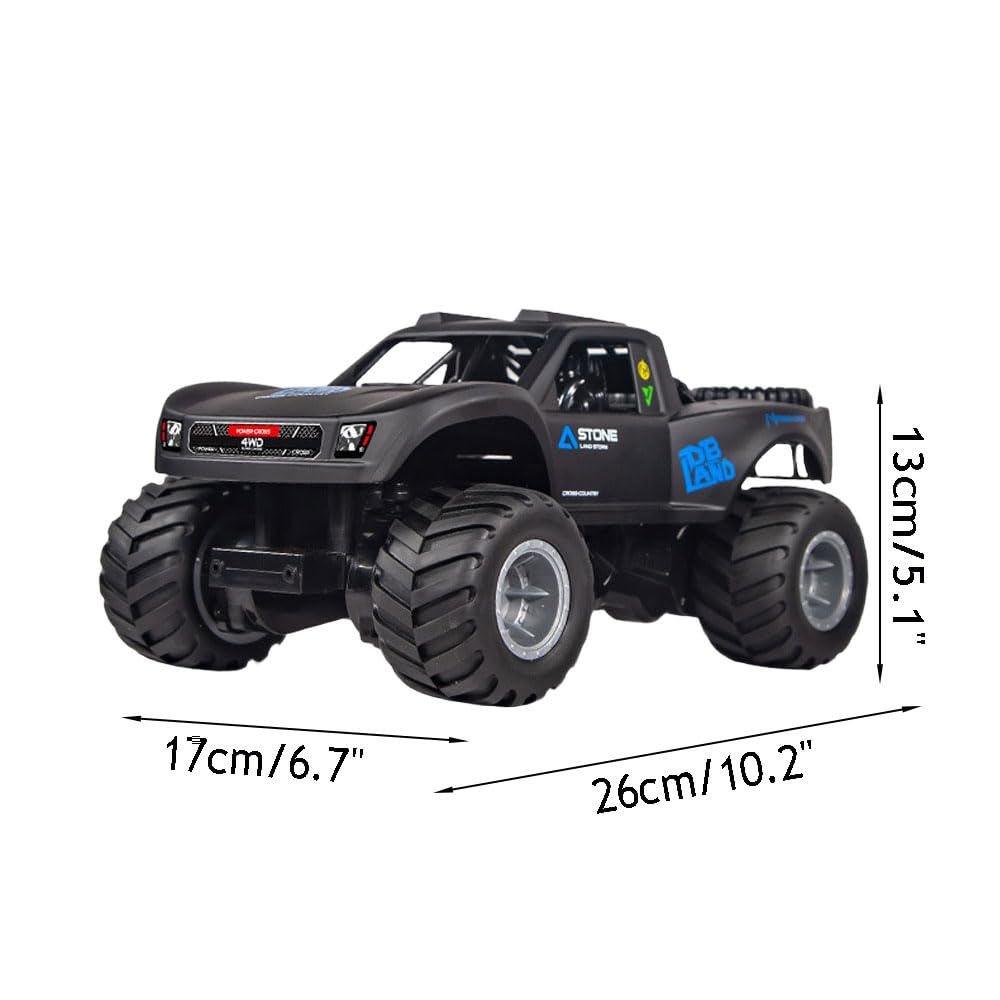 Ferngesteuertes Auto, Amphibien-RC-Truck, Monster-RC-Auto, Wasserdichtes Outdoor-Spielzeug Für Kinder, Geländewagen, Allradfahrzeuge, Geländewagen Mit 2 Wiederaufladbaren Batterien, Geschenke