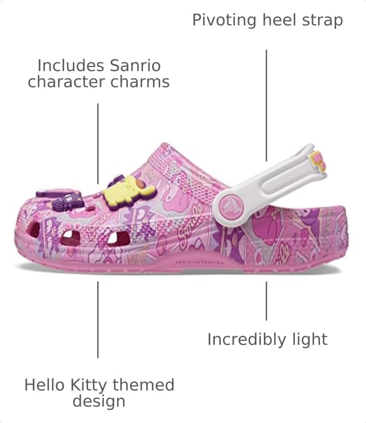 Image of Crocs Unisex Adult Hello Kitty Classic Clogs