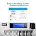 BONAI 8+1 Bay AA AAA Battery Charger with LCD Display for AA AAA NiMH NiCd & 9V Rechargeable Batteries Independent Control and Standard American AC Charging Plug