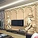 Produktbild Benutzerdefinierte 3D Wandbild Tapete Europäischen Stil 3D Stereoscopic Angel Wohnzimmer TV Sofa Kulisse Schlafzimmer 3D Fototapete, 400cmX280cm (157.5 von 110,2 in)