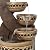 LuxenHome Outdoor Water Fountain, 5 Tiered Polyresin Cascading Pitchers Outdoor Fountains and Waterfalls, Water Fountain Decor for Patio, Yard, and Garden, Water Feature Waterfall Fountains Outdoor