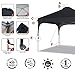 ABCCANOPY Outdoor Pop up Canopy Tent, 10x10 Instant Portable Canopy for Camping, Beach, Backyard, Black