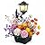 Outdoor Flower Pots 2 in 1, Outdoor Planter, Solar Lamp Post Lights Outdoor, Wall Mount or Freestanding Waterproof Solar Post Decorative Lamp for Lawn Patio Front/Back Door?Flowers not Included?