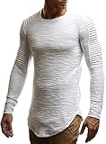 leinen pullover waschen OPTIMALE PASSFORM: Das Herren Langarm-Shirt passt sich ihrem Körper durch einen taillierten Schnitt optimal an. Das zeitlose Design des Sweatshirts sieht extrem modern und stylisch zugleich aus