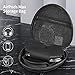Fintie Tasche Kompatibel mit AirPods Max Kopfhörern, Ersatz-Reiseschutz-Aufbewah... Hülle Case mit Auto Wake/Sleep, Schwarz