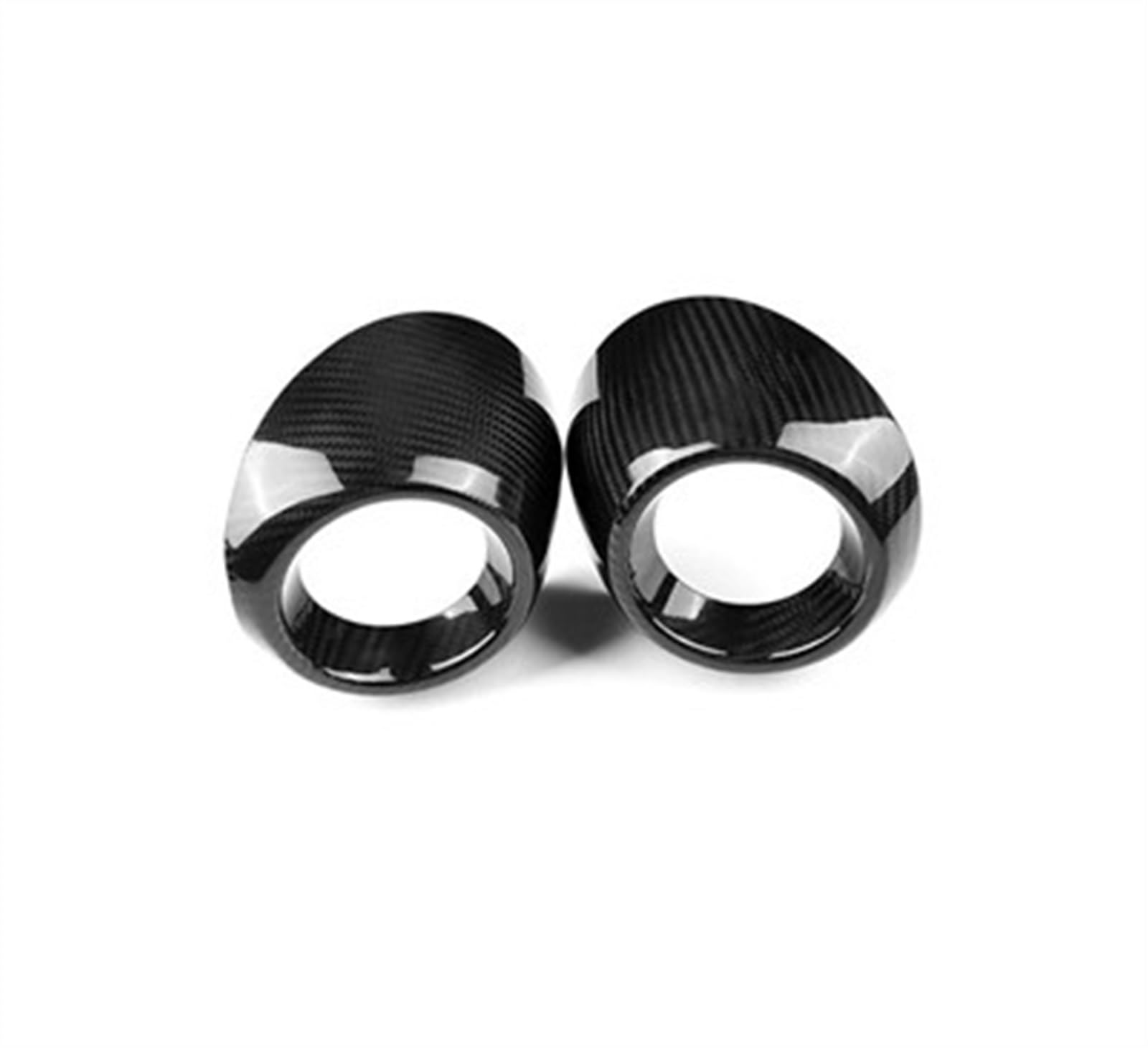 Car Interior Modification LHD Air Conditioner Outlet Sticker Accessories for Subaru BRZ 2021-2024 Anti-dust(Black)