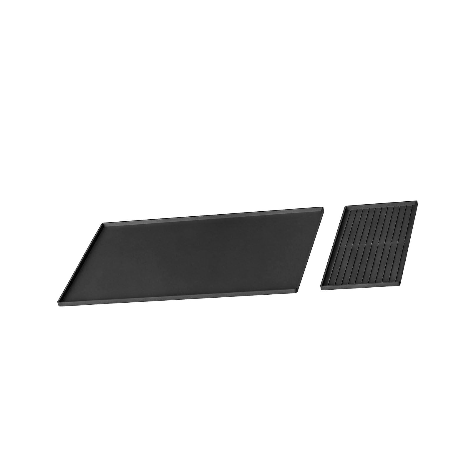 CUNZJIA Premium Silicone Coffee Machine Mat with Raised Borders to Avoid Spills and Maintain Countertop 24x16 Inches