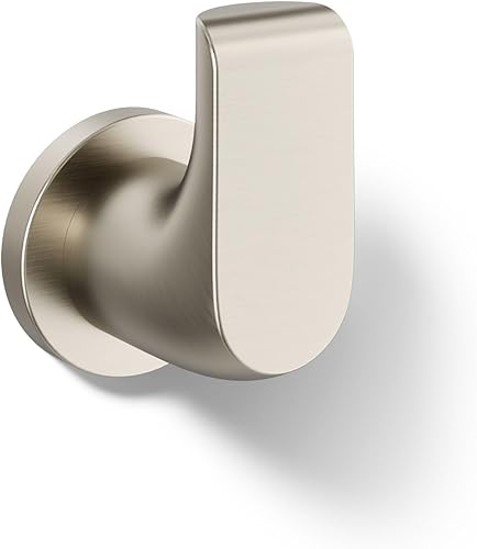 Miniatura 13 de Kohler 97500-2MB Avid Gancho doble para bata, latón cepillado vibrante moderno