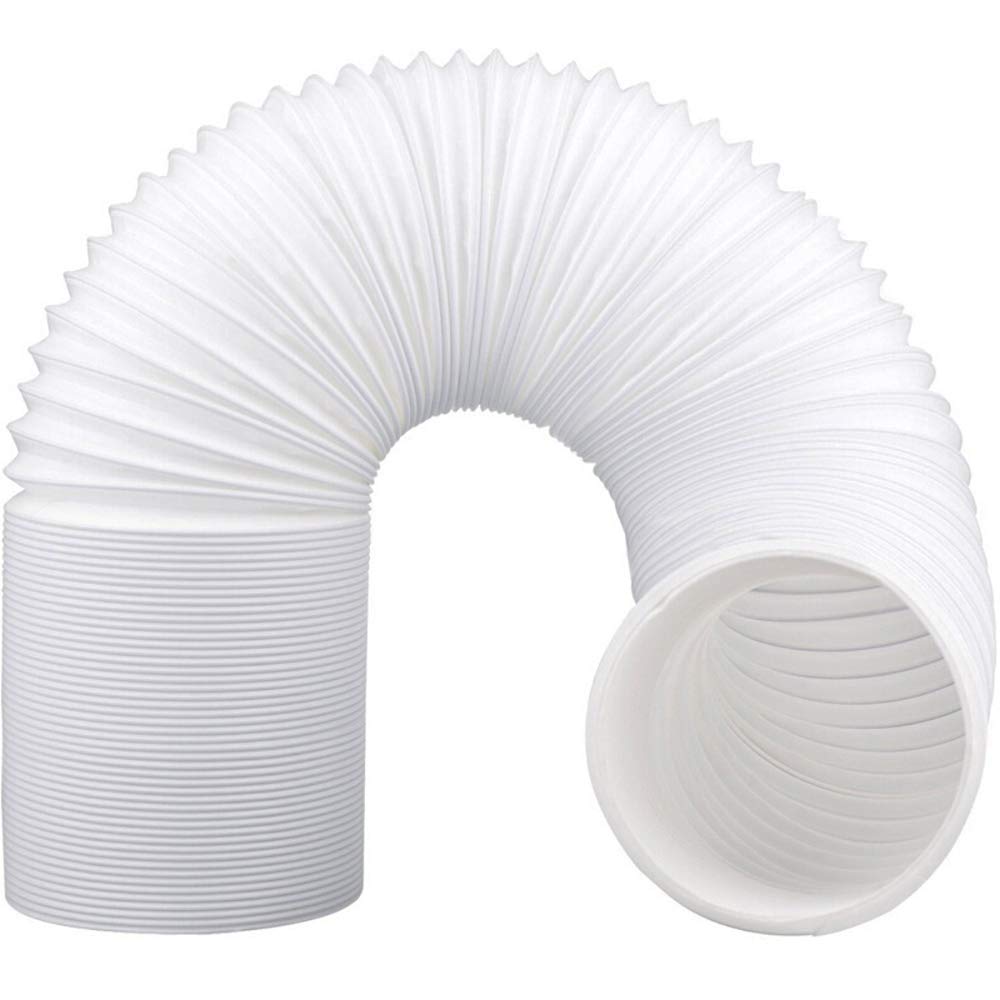 Portable Air Conditioner Hose, 5.9 Inch Diameter 80 Inch Length AC Exhaust Vent Flexible Hose, Anti-Clockwise Thread Air Conditioner Parts Compatible with LG, Delonghi and More