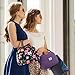 CaCTOUR Lunch Box Lunch Bag for Women Girls Teens, Cute Lunch Box Cooler Bag, Portable Small Insulated LunchBox Reusable Corduroy Lunch Tote for Work/Travel/Picnic/School (Flower)