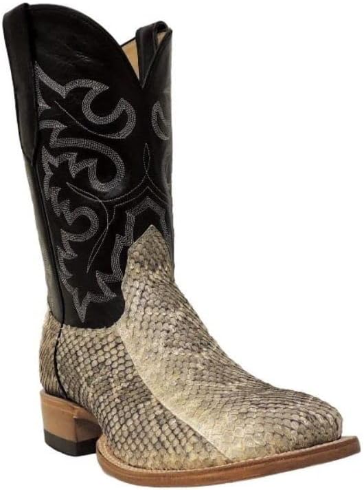 Cowtown Rattlesnake Western Boot 715 Cowboy (13 D) Black