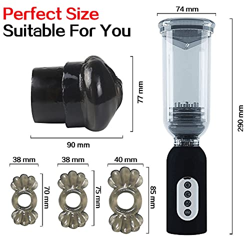 Penispumpen Cup-Masturbatoren Elektrische Penis Vakuumpumpe Mit 4 Saugstufen Für Penisvergrößerung Penis Erektion Sex Spielzeug Für Die Männer - Image 7