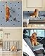 Feandrea Welpen-Unterlagen waschbar, Wiederverwendbare Matten für Hunde, 183 x 183 cm, 2er Set, XXXL, Hundetoilette, auslaufsicher, rutschfest, super saugfähig, grau PTD072G01