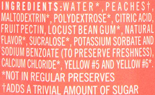 Polaner Sugar Free With Fiber, Peach Jam, 13 Ounce #TOP2