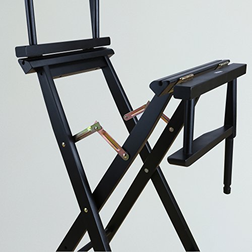 Casual Home 30\" Director\'s Chair Black Frame-Black Canvas - Thumbnail 7