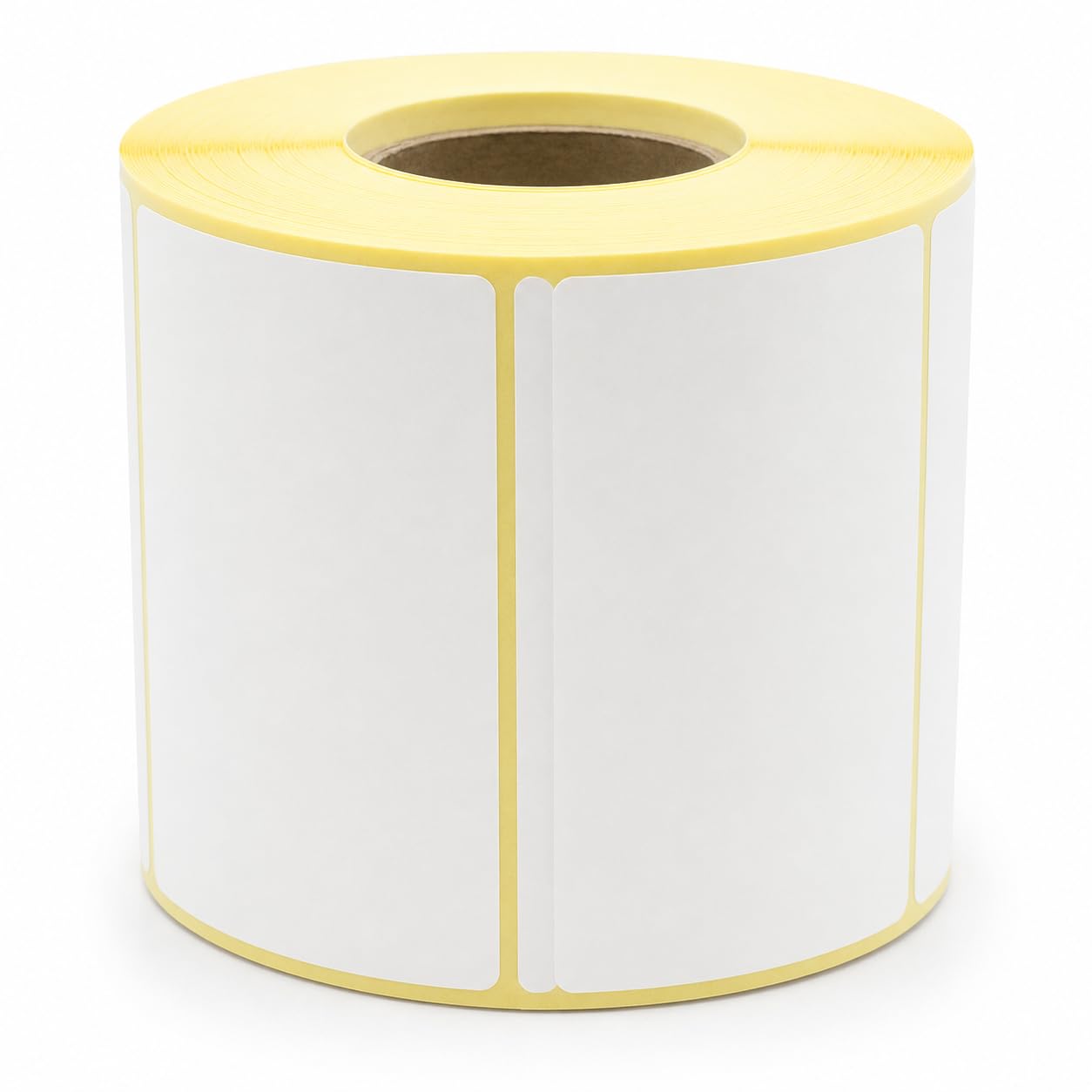 Étiquettes thermiques 80 x 50 mm blanches rouleau 1000 pièces adhésif permanent codes-barres
