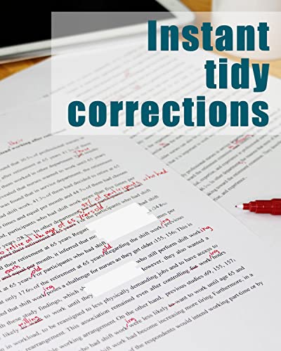 Lzerking Correction Tape, White, 6-Count, Make Instant Corrections With No Drying Time