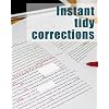 Lzerking Correction Tape, White, 6-Count, Make Instant Corrections With No Drying Time