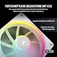 Raffreddamento Pc - Corsair - CO-9051029-Ww - Kit Di Avvio Ventola Icue Link Lx120 Rgb Bianca – Ansicht 4