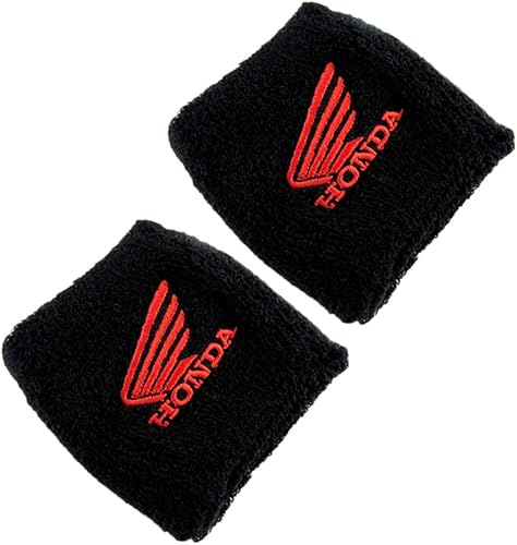 JDM - Calcetines universales para depósito de aceite de líquido de frenos para motocicletas, motos deportivas, bicicletas, compatibles con Honda