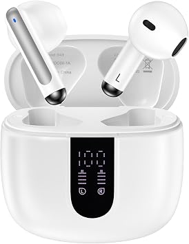 for iPhone 17e 17 Pro Max Air, Earbuds Wireless Earphones Bluetooth Headphones Headset Ear Buds for iPhone 17, 17 Pro, 17 Pro max, 17 Air, 16e 16 15 14 13 12 11 Mini SE XR X XS Max 8 7 Series