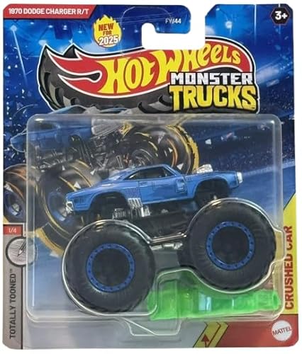 Hot Wheels Monster Trucks 1970 Dodge Charger R/T Totally Tooned