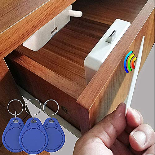 Serrure electronique RFID invisible pour meuble en bois et tiroir de bureau