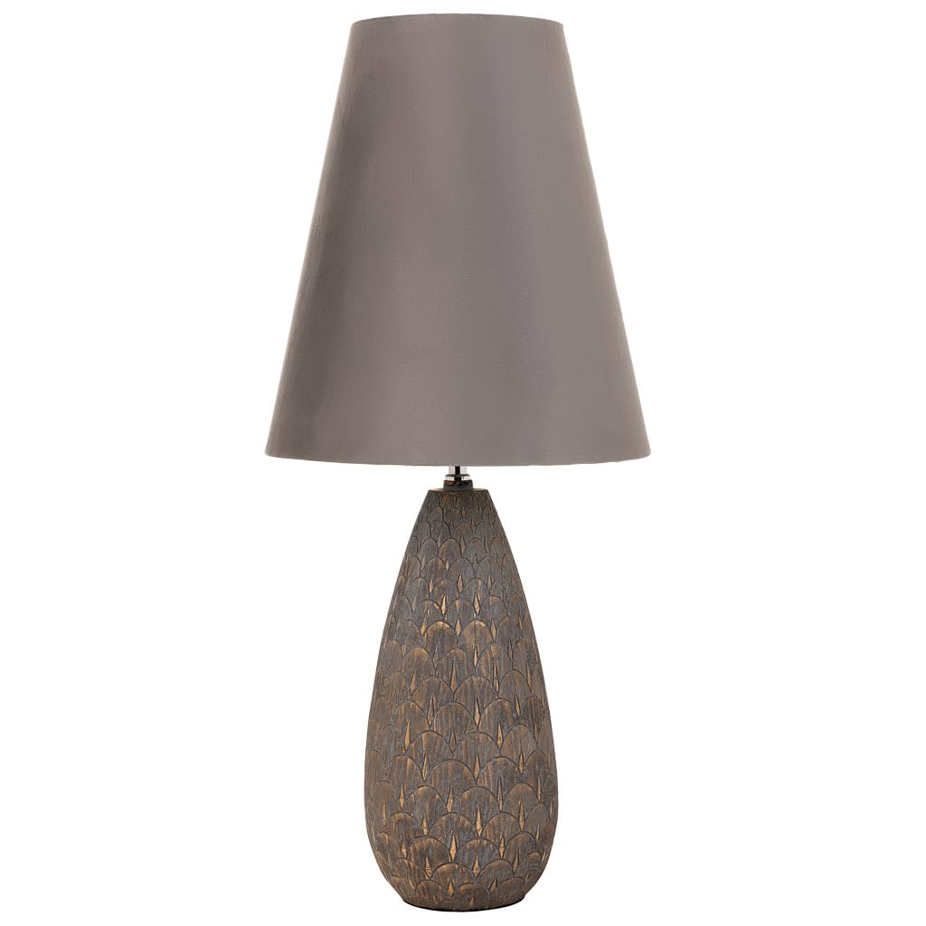 WANDERLUST DECO Lámpara de Mesa de poliresina Dorada