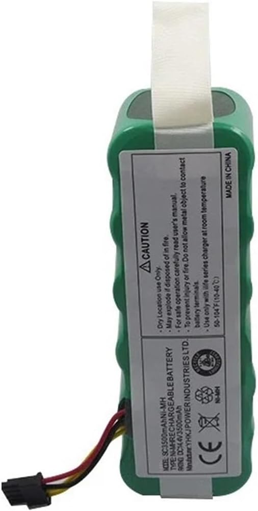 14.4V 3500mAh Ni-MH Battery，Compatible for AMIBOT Pure，Robotic Vacuum Cleaner Battery Pack Parts Replacement