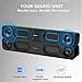 Bluetooth Speaker, Waterproof Portable Wireless Bluetooth Speakers with 12W Loud Stereo Sound,...