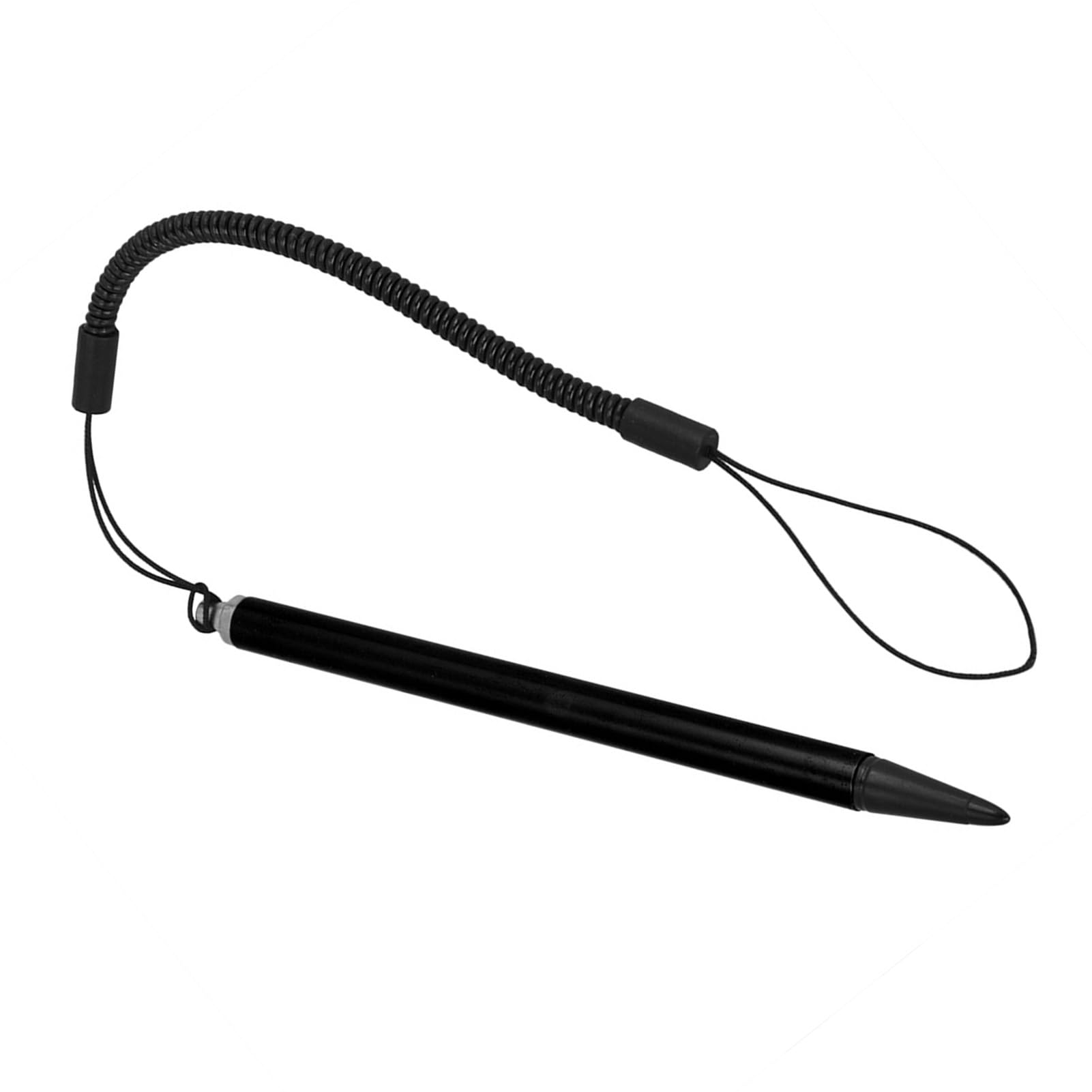 Cocoarm Lápiz Táctil para Pantalla con Cuerda de Resorte, Lápiz óptico Resistivo para PDA y Navegador, Ideal para Prevenir Arañazos y Escribir en Pantallas Táctiles (Black)