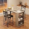 Amazon.com - GAOMON Dining Table Set for 2, Kitchen Bar Table and ...