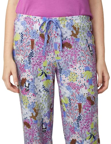 Image of HUE Women's Sleep and Lounge Pajama Separates, Late Summer & Fall Collection, Skyway Garden - Sleep Pant, Small