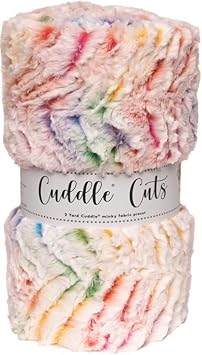 Minky Luxe Prism Vibrant Cuddle Cuts 1 2-Yard Cut Shannon Fabrics