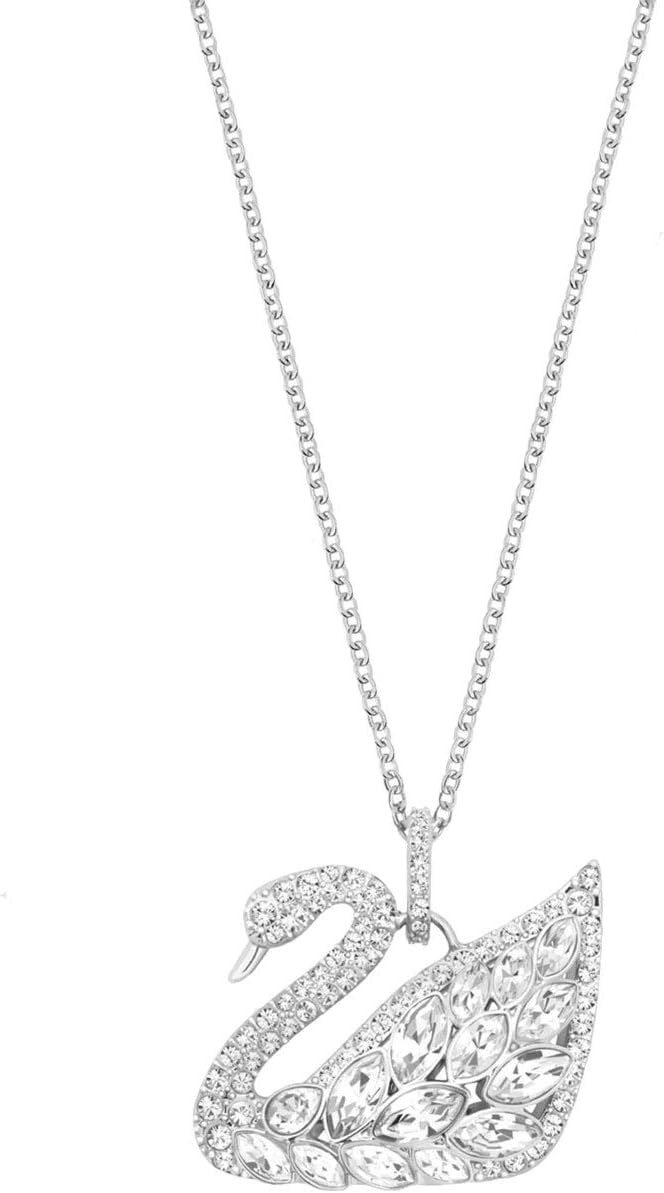 Swarovski 5259152 Women's Swan Lake White Crystal Pendant Necklace