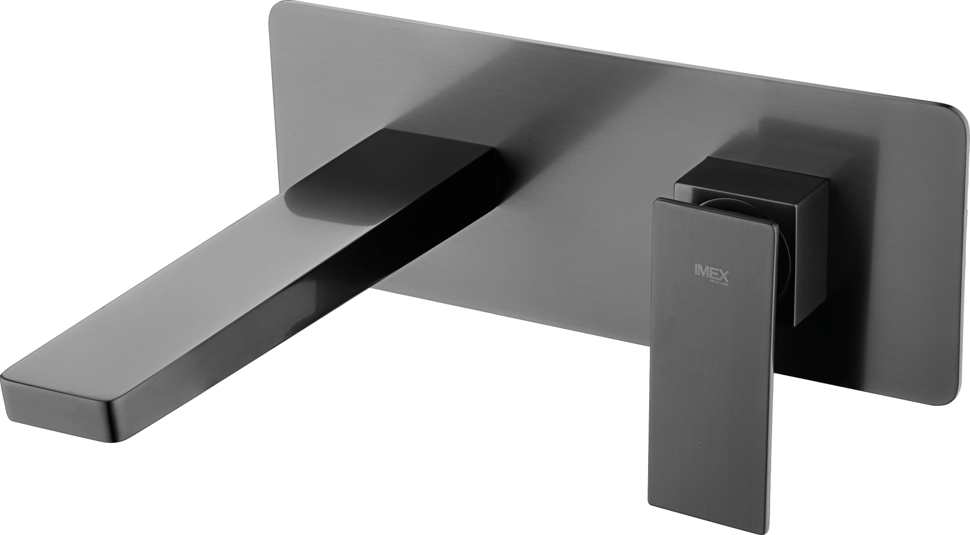 IMEX GLP048/BGM PISA Monomando Empotrado Lavabo Black Gun Metal