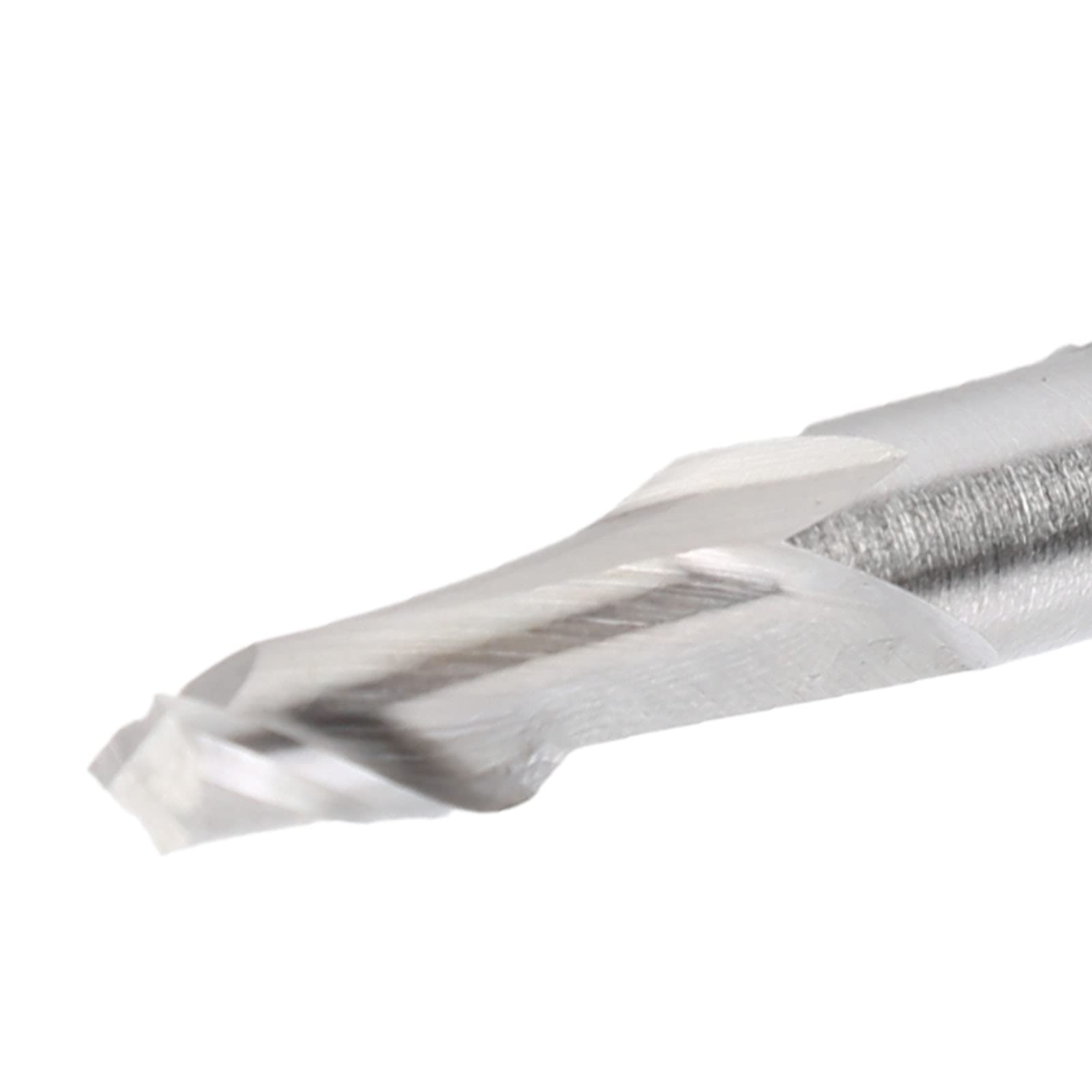 Jeffergarden Frez Trzpieniowy Spiralny z Pojedynczym Rowkiem, Frez CNC ze Stali Szybkotnącej, trzpień 8 Mm, średnica Cięcia 7 Mm, Rowek 14 , długość 80 , 5 szt. dla Użytkowników Frezarek CNC do