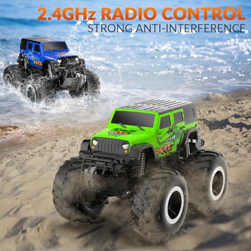 image for STEMTRON Amphibious Remote Control Car Toys for Boys 2.4GHz 1:16 All T